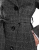 Miss Selfridge check trench coat