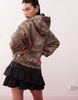 COLLUSION mini flippy skirt with asymmetric detail