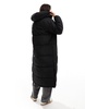 Vero Moda longline padded coat in black