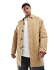 Jack & Jones water repellant trench in camel