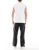 Bershka loose baggy fit jeans in black