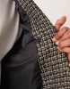 ASOS DESIGN regular blazer in black boucle