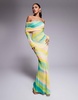 AFRM Thelma off the shoulder maxi dress