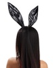 Ann Summers Halloween vinyl bunny ears headband in black