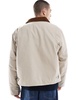 Jack & Jones cotton carpenter jacket with pockets in beige