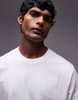 ARKET jersey t-shirt in white