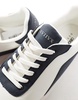 ASOS DESIGN chunky sneakers in white and blue mix