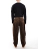 Bershka balloon fit jeans in vintage brown