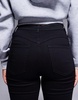 ASOS DESIGN sculpting super stretch flare jeans in black