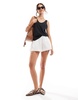 ASOS DESIGN ultimate tank top with scoop neck in cotton in black - BLACK
