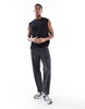 Bershka worker tank top in black