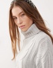 Reclaimed Vintage cable sweater in gray