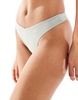 Monki mix and match super soft thong in soft green