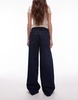 ARKET Cloud low rise baggy wide leg jeans in blue rinse wash