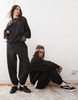 Reclaimed Vintage unisex oversized boxy sweatshirt in black