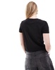 Calvin Klein Jeans institutional graphic baby tee in black