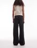 ARKET Cloud low rise baggy wide leg jeans in light gray