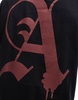 ADPT oversized T-shirt with A backprint in black