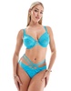 Ann Summers Lasting lover high waist brazilian briefs in blue