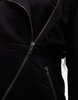 ASOS DESIGN denim 80's cinch moto jacket with hardware in black
