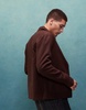 ASOS DESIGN wool look worker jacket in brown