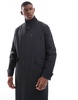 ASOS DESIGN oversized trench coat in black