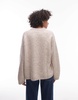 ARKET super soft alpaca wool blend relaxed sweater in beige