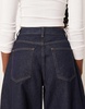 ASOS DESIGN cropped barrel leg jeans with button fly