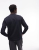 ARKET terry jersey sweatshirt with pocket in navy