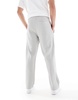 Bershka seersucker sweatpants in light gray - part of a set