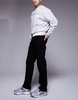 River Island straight leg jeans in black