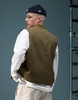 ASOS DESIGN washed vest in khaki