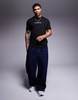 Armani Exchange chest logo t-shirt in black