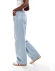 ASOS DESIGN baggy jeans in light blue