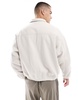 Bershka harrington tailored jacket in ecru