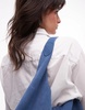 & Other Stories large suede tote in blue