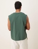 ASOS DESIGN oversized tank top in green