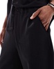 Bershka plisse baggy sweatpants in black - part of a set