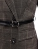 ASOS DESIGN check blazer with PU belt