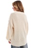 Brave Soul oversized cable knit sweater in oatmeal