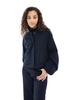 ASOS DESIGN tailored bomber jacket in navy