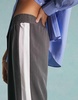 Miss Selfridge side stripe pull on wide leg pants in gray