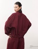 Reclaimed Vintage cord bomber jacket in burgundy - part of a set