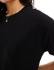 ASOS DESIGN long line t-shirt in black