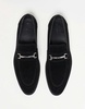 ASOS DESIGN snaffle detail loafers in black