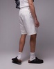 Topman twin pleat wide shorts in ecru