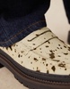 ASOS DESIGN Premium chunky loafers in cow hair