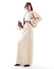4th & Reckless wool maxi skirt in beige - part of a set