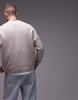ARKET knit crew neck sweater in beige