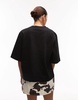 ARKET heavyweight boxy t-shirt in black